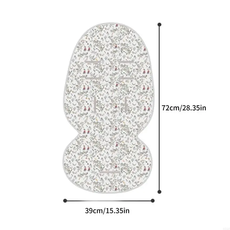 وسادة مقعد لعربات الأطفال H55B للطقس الحار، قماش صديق للبشرة، تركيب مريح وصغير الحجم للتخزين