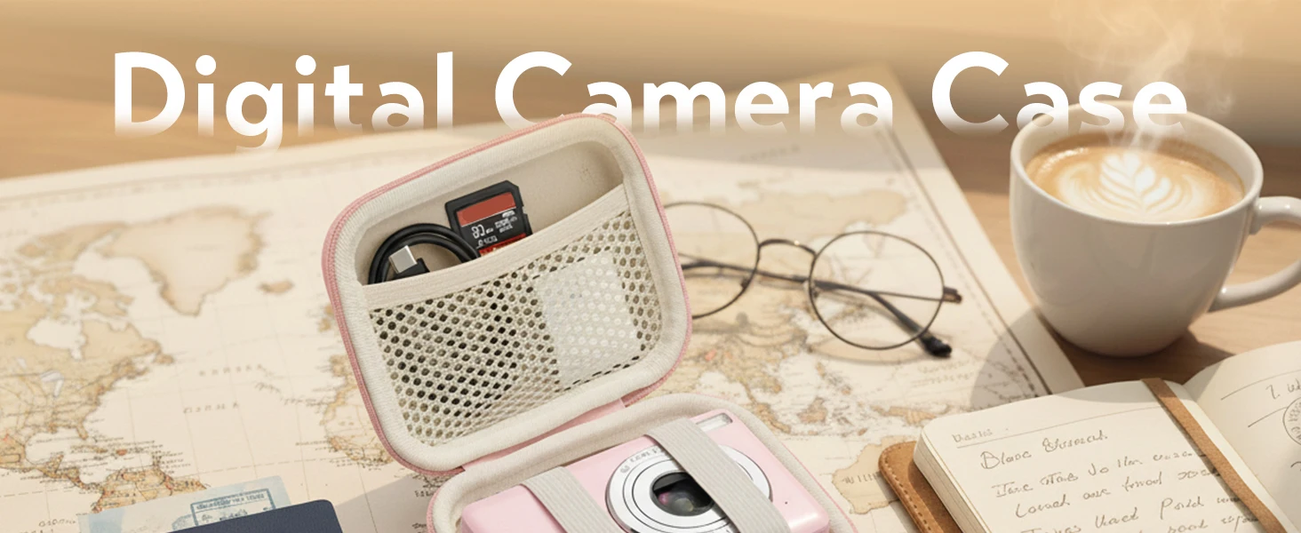Digitalkamera-Tasche, Schützende Harte EVA-Hülle Kameratasche für KODAK PIXPRO FZ55 FZ45, Kleine Reise-Kompaktkamera-Zubehör – Detail 1