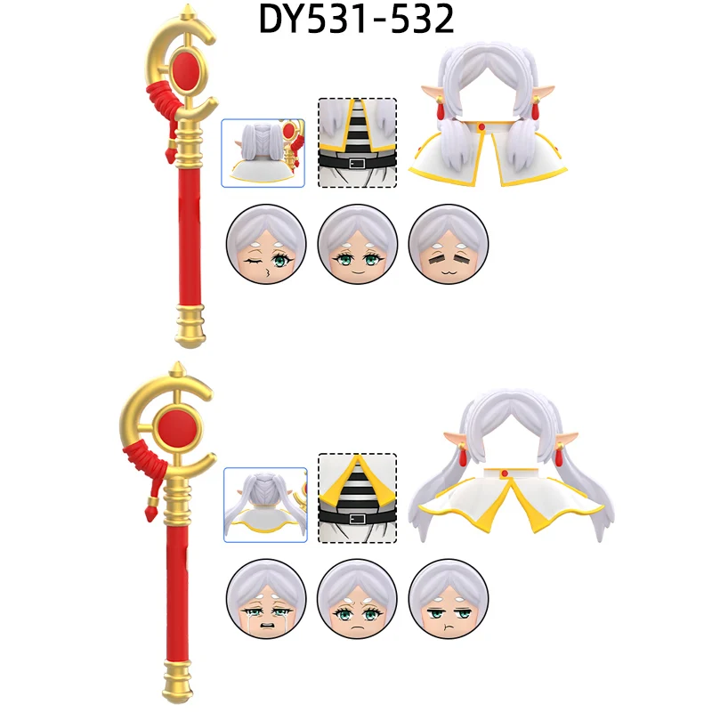 DY531-DY532 Frieren Modellbausteine MOC-Set Geschenk-Spielzeug – Detail 1