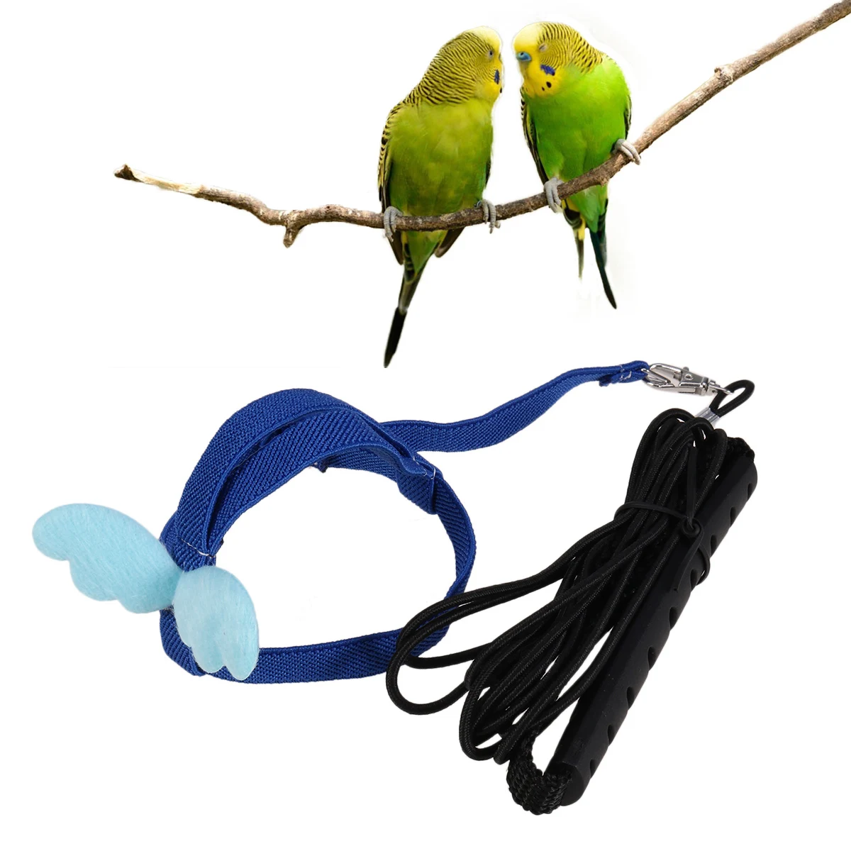 

Parrot Harness Rope Traction Rope Bird Leash Strap Safe Secure Easy Wear Remove 2m Outdoor Pet Bird Harness Supplies