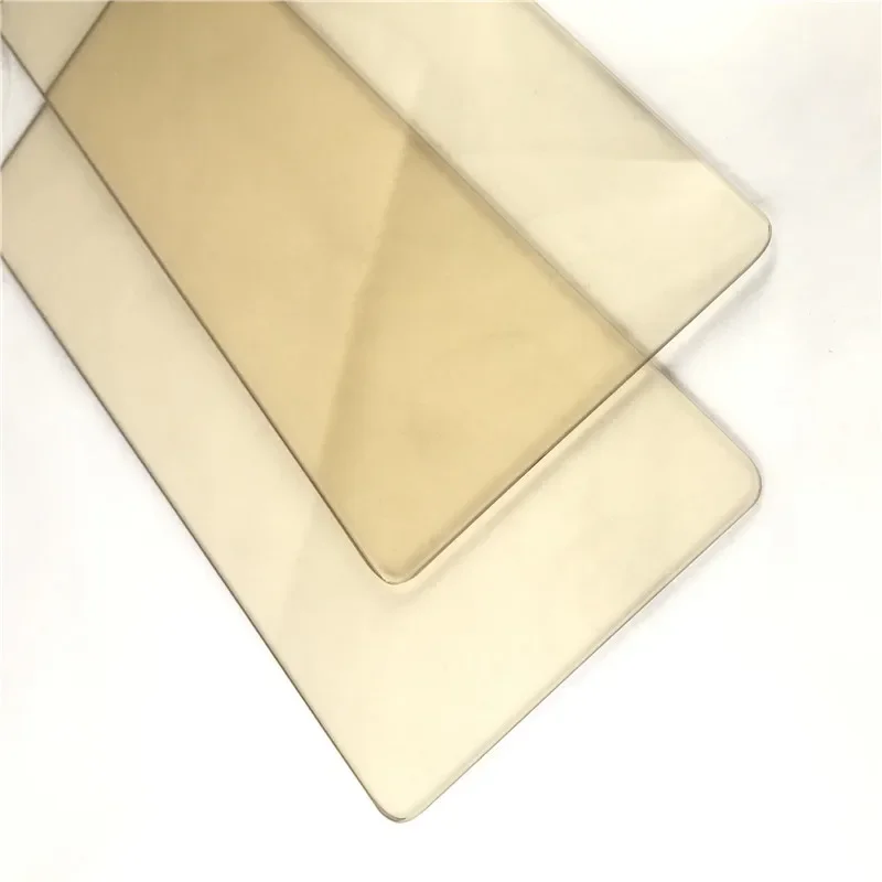size 50X80mmHigh Temperature Resistant Transparent Microcrystalline Glass Fireplace special high temperature glass