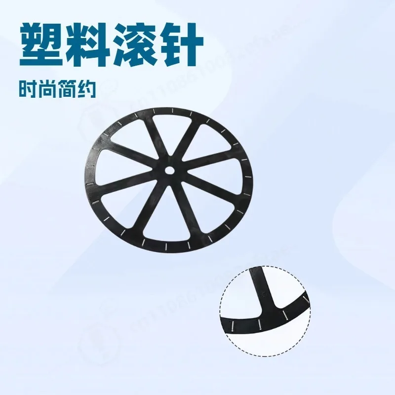 10ps 9 Inch Hollow Plastic Turntable 360 Degree Manual Rotating Display Base For Dining Table Decoration
