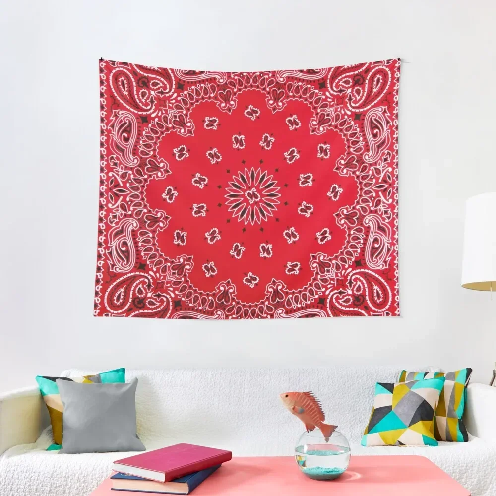 

Bandana - Red Tapestry Decoration Pictures Room Wall Aesthetics For Room Tapestry