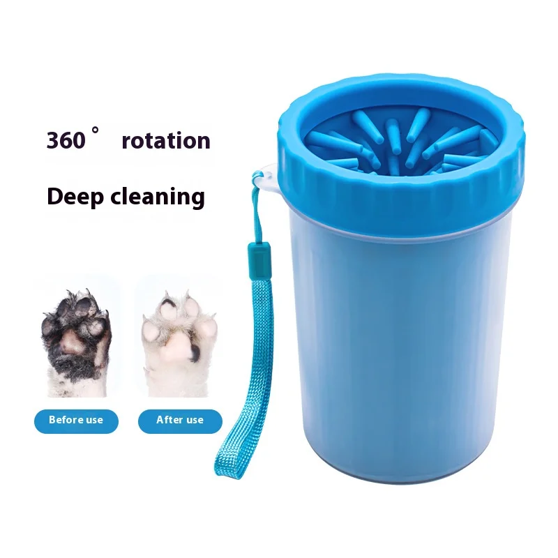 

Automatic Pet Paw Cleaner - Hands-Free Dog & Cat Foot Washing Cup, No-Wipe Cleaning for Muddy Paws