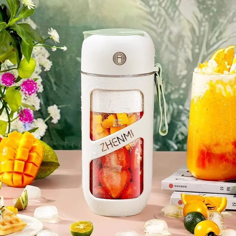 USB Portable Wireless Juicer with Vacuum Pump and Fruit Blending Function by Zenith Rice