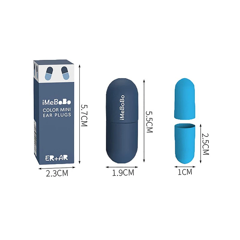 سدادات أذن كبسولة للنوم ، سدادة أذن لحماية الضوضاء ، سدادات أذن للنوم عازلة للصوت ، سدادات كتم صوت خاصة للطلاب