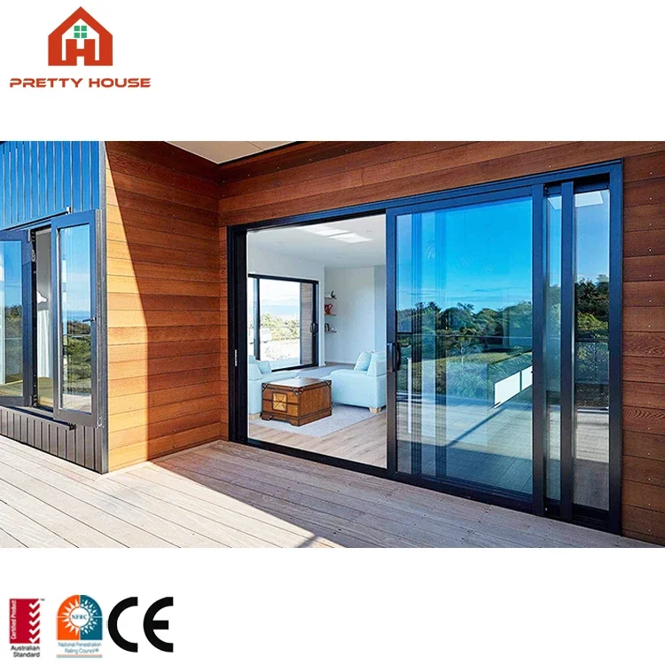 Sliding Door, Aluminum Alloy Frame Room Entrance, Light/heavy Optional, Customized Size, Insulation and Sound Insulation