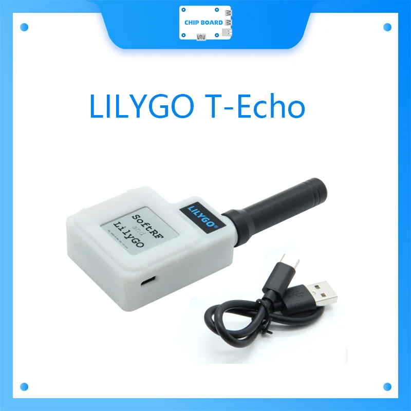 

T-Echo NRF52840 SX1262 433 / 868 / 915MHz Module LORA GPS 1.54 E-paper BLE NFC for Arduino