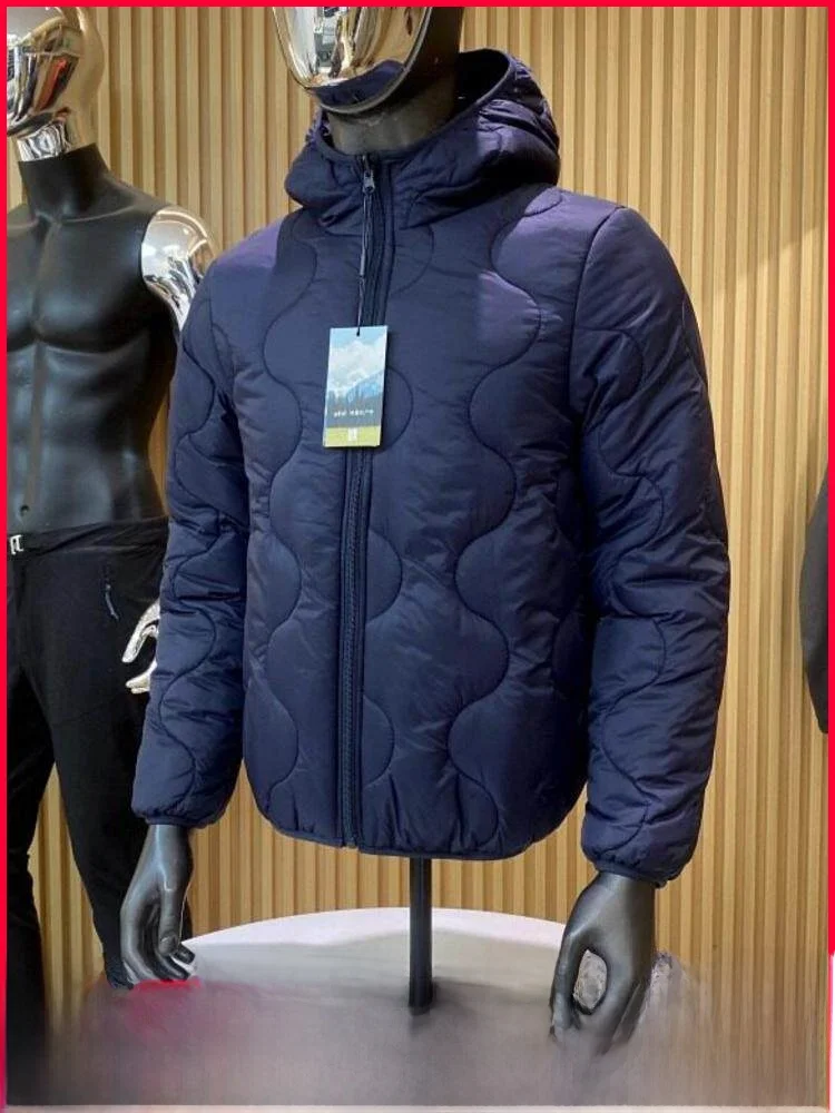 

Unisex Thickened Warm Winter Hooded Jacket Cotton Padded Coat Youth Fashion Casual Zipper Closure Long Sleeve Cleanfit Style