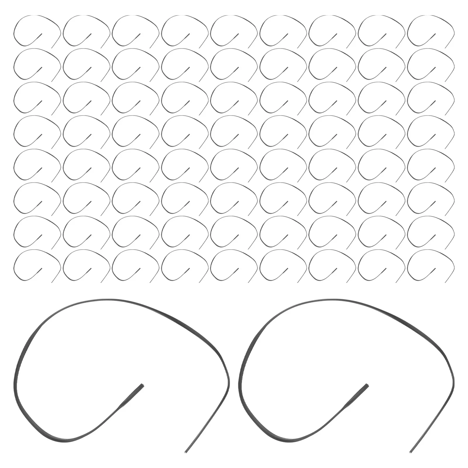 

1000Pcs Plant Ties Coated Wire Weather Resistant Flexible Garden Climbing Vines Cable Cord Organizers Cable Ties