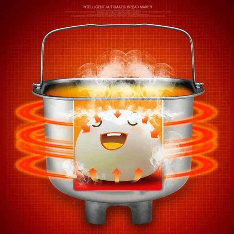 ماكينة صنع الخبز الفرنسية المنزلية مع شاشة LED #6