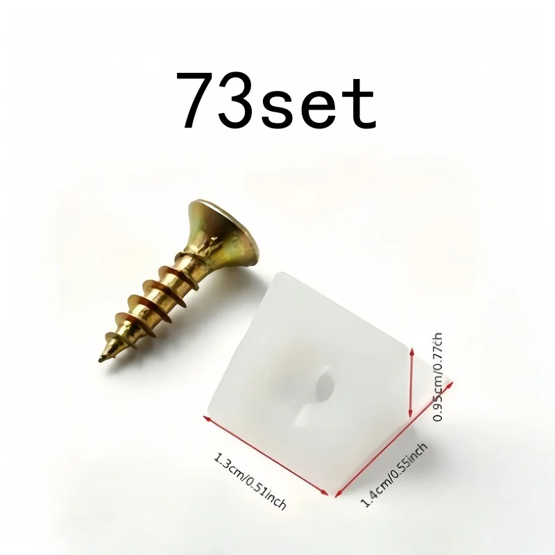 73 set Drawer Wedges, Sturdy Support for Sagging Drawers, Cabinets and Bookshelves, Reusable, Easy to Install, Durable