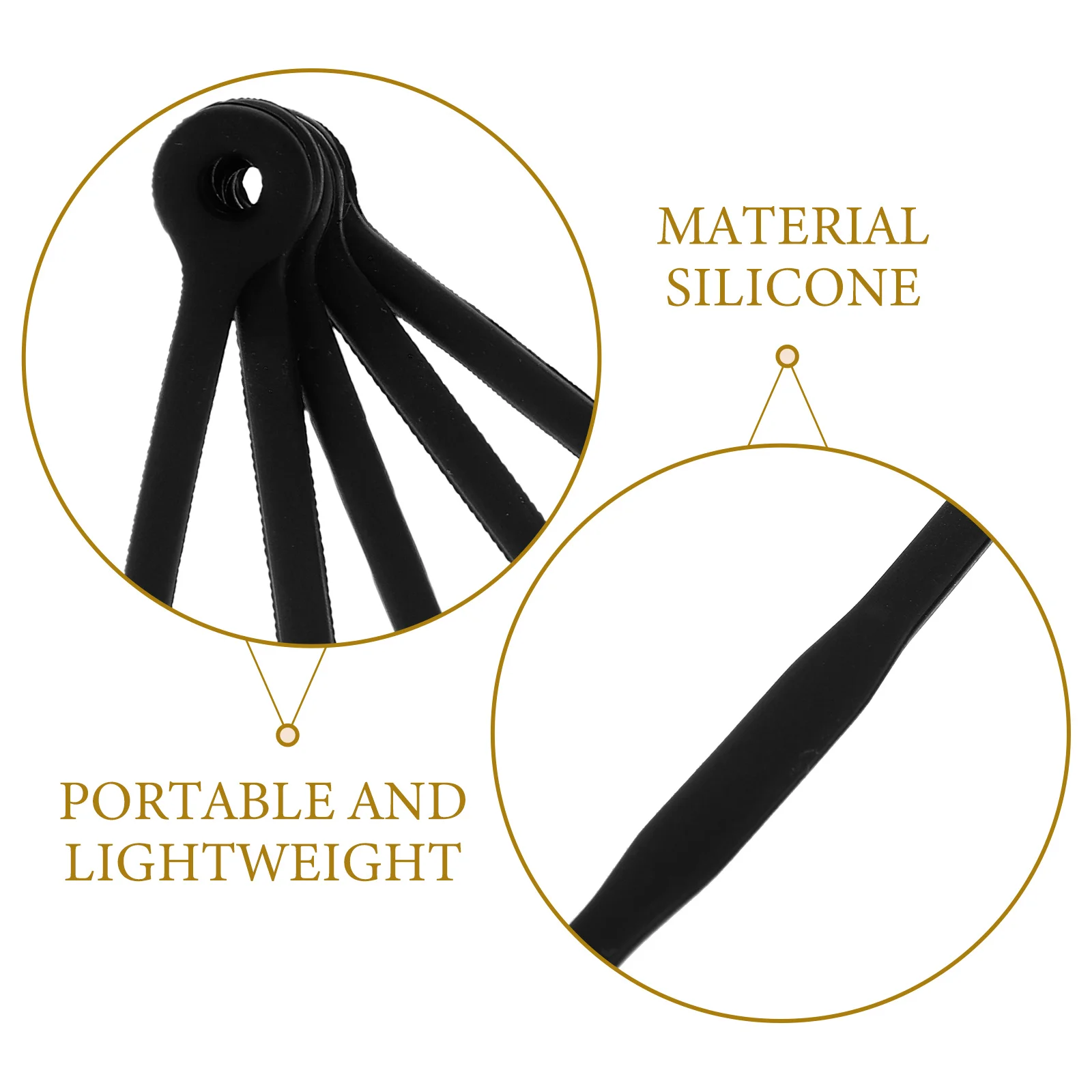

5 Pcs Tennis Racket Shock Absorber Dampeners Lightweight Portable Vibration Reducer Arm Accessories