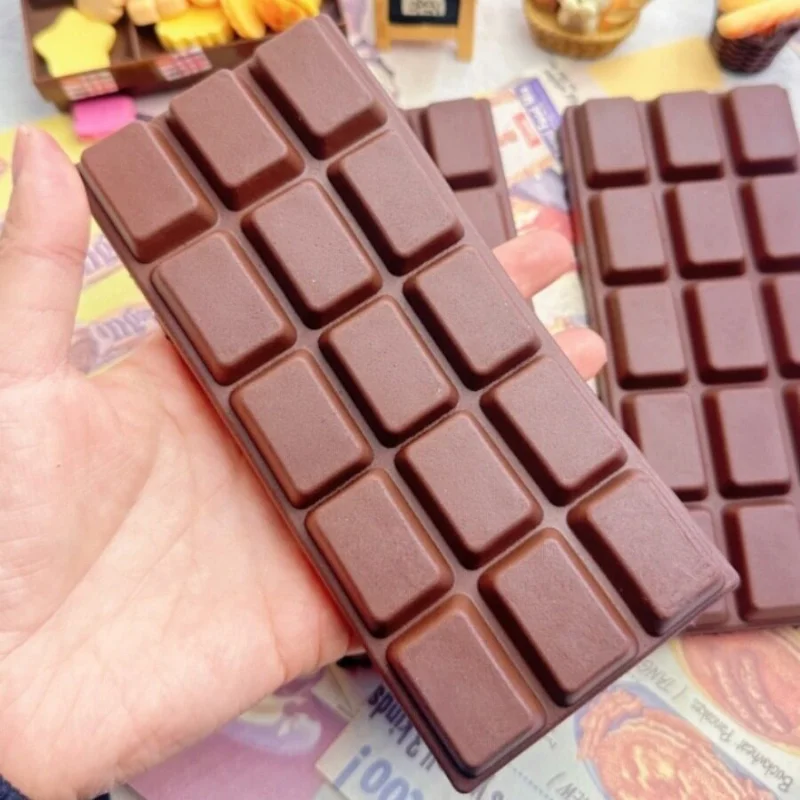Squishy Simulated Chocolate Squeeze Toy PU Soft and Slow Rebound Fidget Toys Stress Relief Toy Sensory Squeeze Toys for Adults