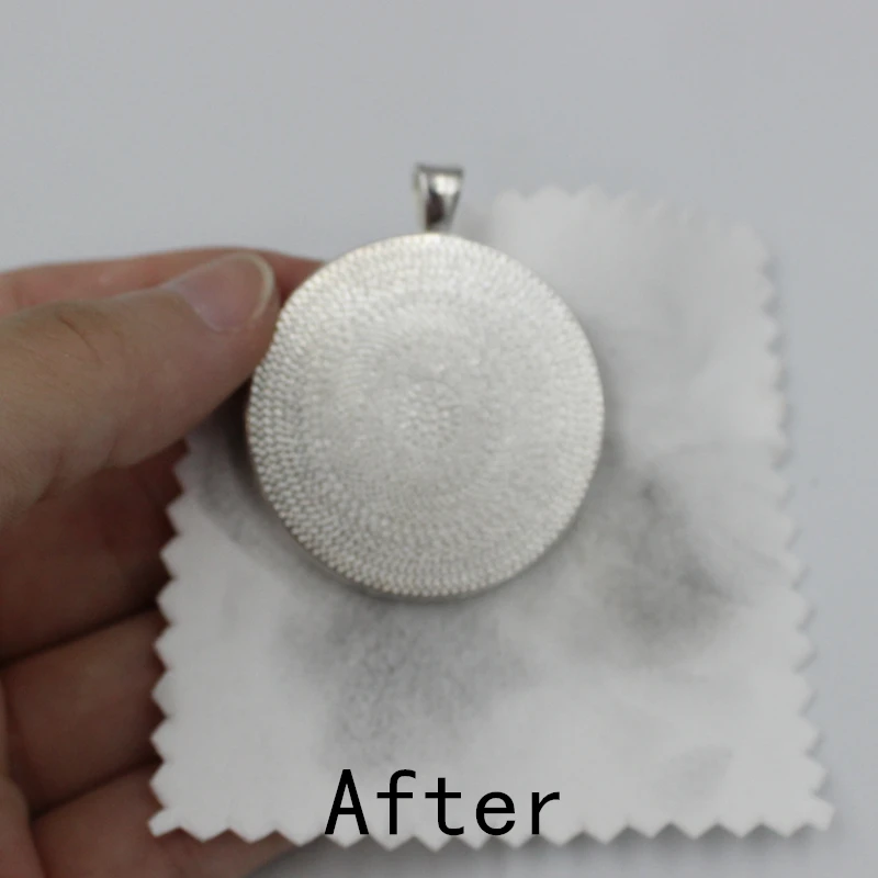 10/50 stücke Silber Polnischen Reiniger Tuch Weiche Sauber Wischen Tuch Schmuck Werkzeug Machen Liefert Servietten Reinigung Zubehör – Detail 6