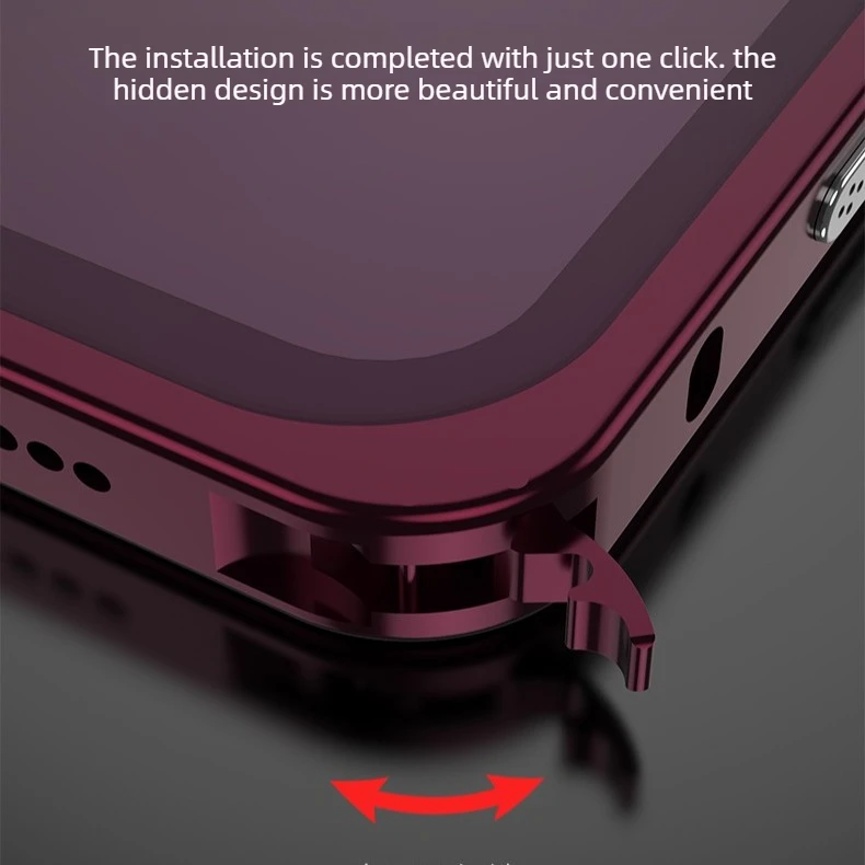 Stylowe metalowe etui na telefon z odprowadzaniem ciepła, pasujące do modeli iPhone 18, 17 Air, 16 E, 15, 14, 13, 12 Pro Max Plus, wykonane ze stopu, odporne na wstrząsy, z metalową ramką. — zdjęcie produktu 4