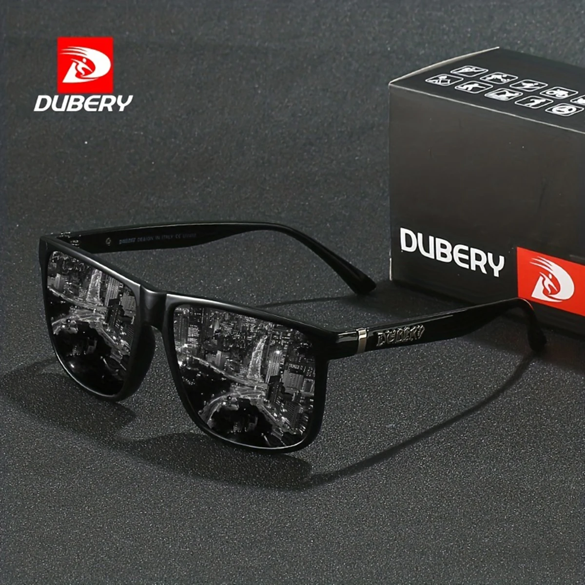 

Солнечные очки DUBERY поляризационные UV400 для мужчин и женщин, 8 цветов, модель 230