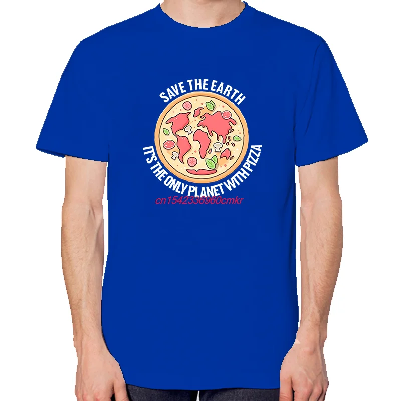 Funny Earth Day Pizza Lover Shirts Graphic Tee Summer Fashion New In Tops And T-Shirts Short Sleeve Tee Men's Cotton T-Shirt