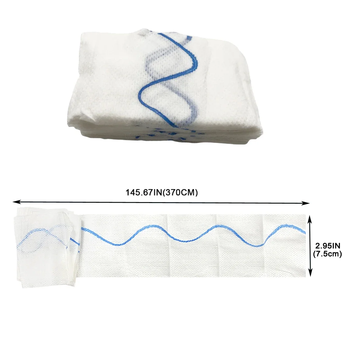 Gasa de caolín hemostática táctica para combate, emergencia, trauma, plegado en Z, botiquín de primeros auxilios Soluble, vendaje médico para heridas, TCCC IFAK
