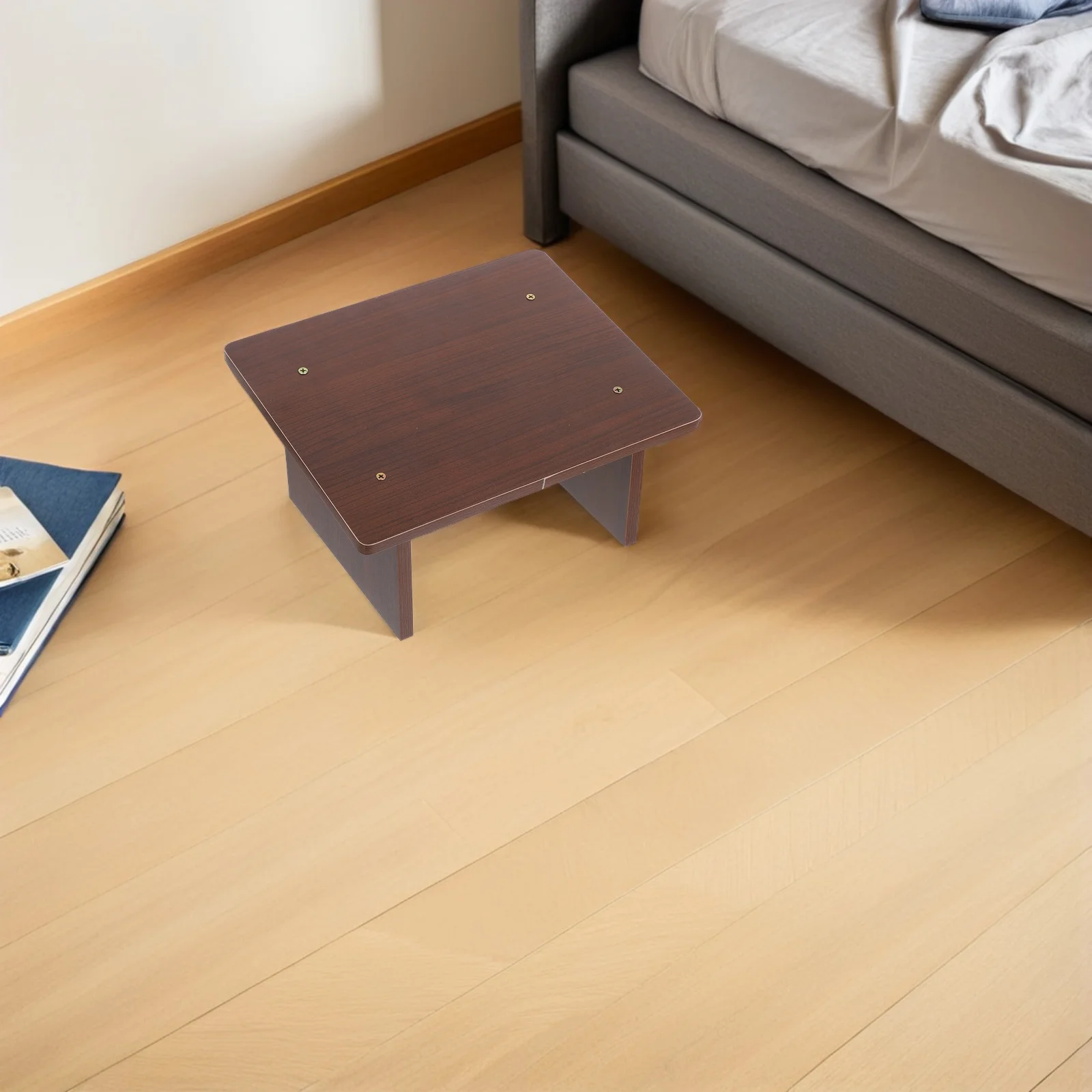 

Comfortable Wood Office Footrest Ergonomic Support Nonslip Base Stable Design for Long Sitting Wood Office Footrests