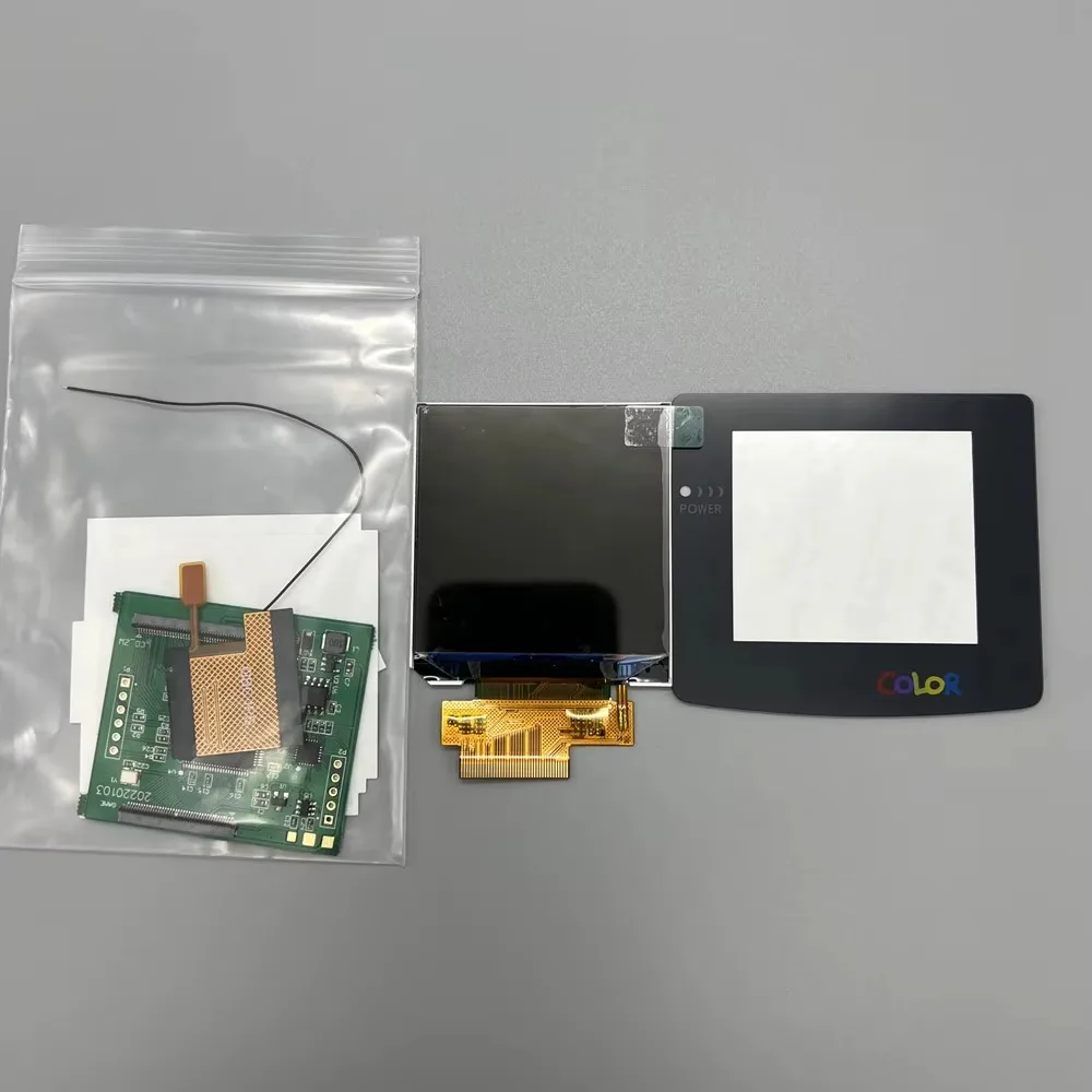 

Original Size New 2.45 "High Brightness LCD Screen For Nintendo Gameboy Color GBC LCD.No need to cut the shell