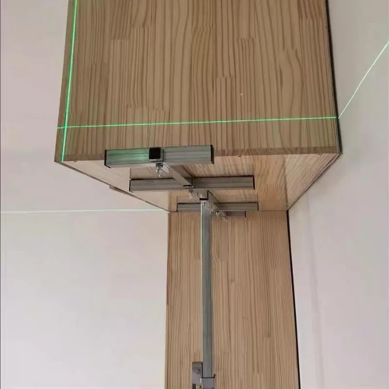 Hand Crank Double Rod Mobile Lifter Quick Installation Sturdy Support Bracket for Wall Cabinet Woodworking Auxiliary Hand Tool view 3