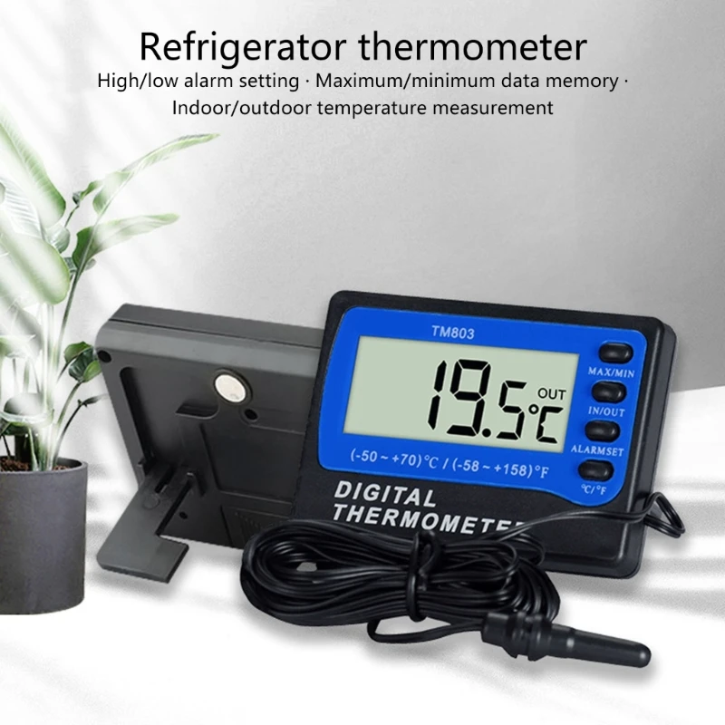 Termometer Digital Serbaguna Digunakan Untuk Freezer, Dropship Pengatur Akuarium