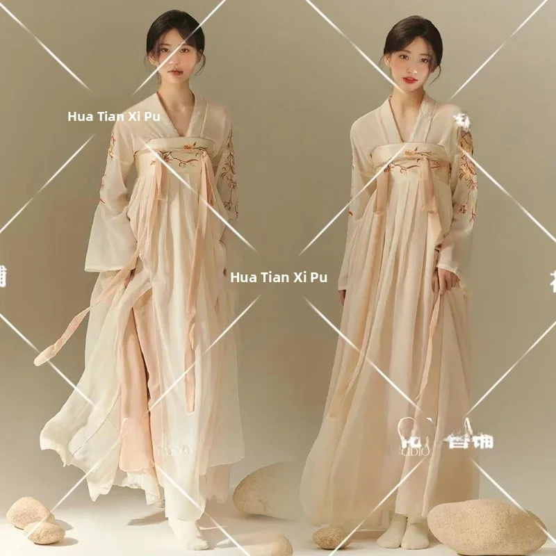 

Retro Hanfu Photography Costume for Girls Indoor Gentle Style Studio New Arrival Stage Performance Clothes Female 18-25 Years...