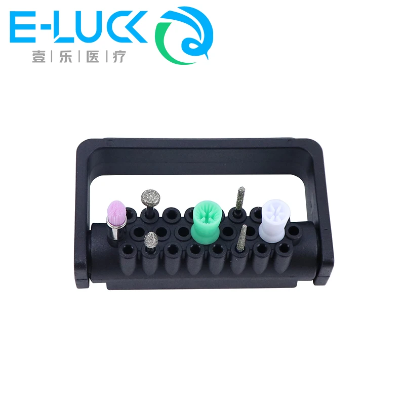 1Pc Dental Bur Holder 25 Holes Burs Organizer Autoclave Sterilizer Case For Dentist Lab High Speed Bur