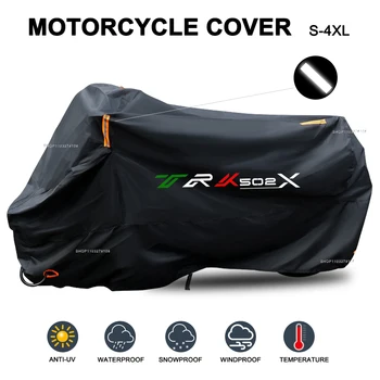 Motorradabdeckung, wasserdicht, für den Außenbereich, für alle Jahreszeiten, staubdicht, UV-Schutz, Moto-Regenschutz für Benelli TRK 502 x 502