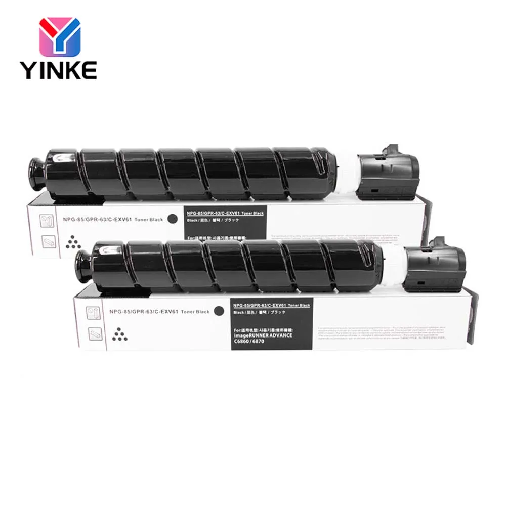

1 шт. для Canon imageRUNNER ADVANCE 6855 6860 6870 6855i 6860i 6870i, высококачественный тонер-картридж NPG85 GPR63 EXV61, 300 г.