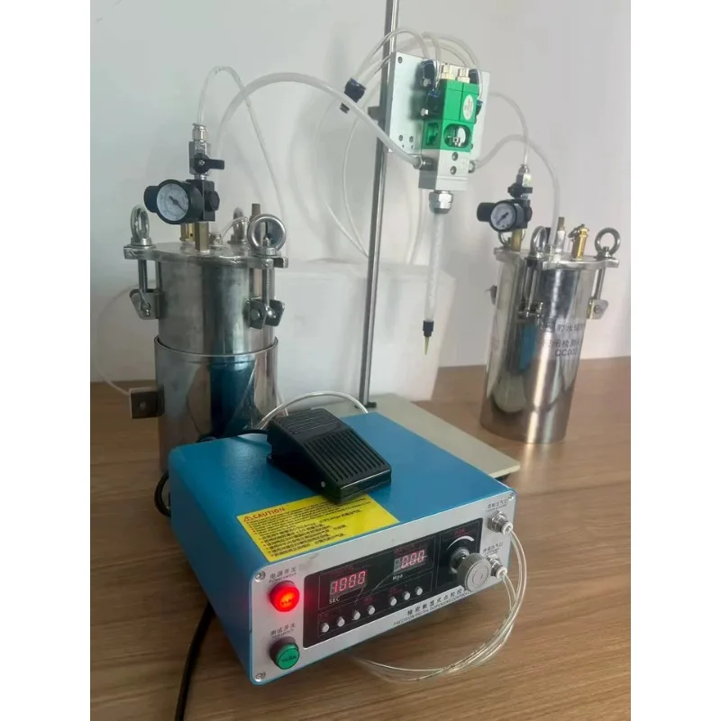 Syringe Type AB Glue Injector With Air Pressure Control For Precision Metering And Electronic Repair