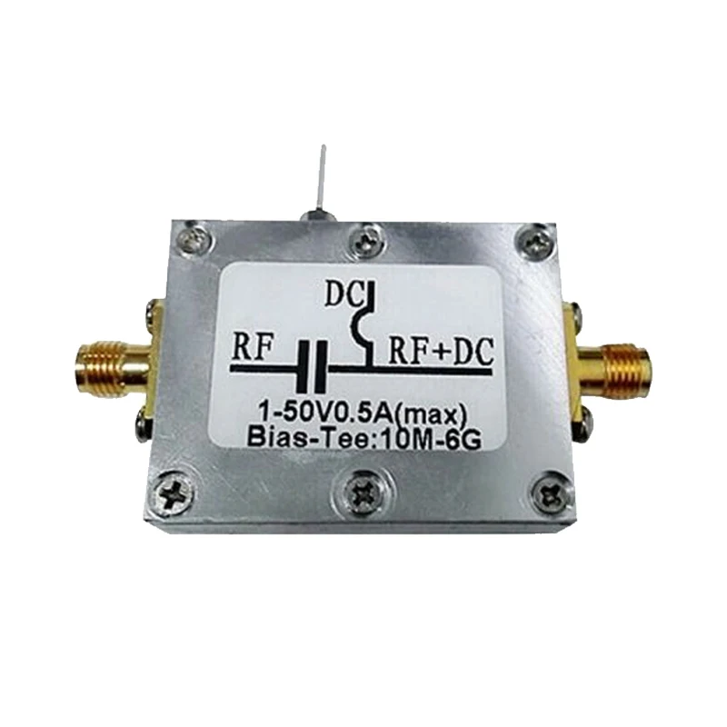 Low Insertion Loss of Coaxial Feed Bias Tee 10MHz-6GHz for RF Separator Biasing Device