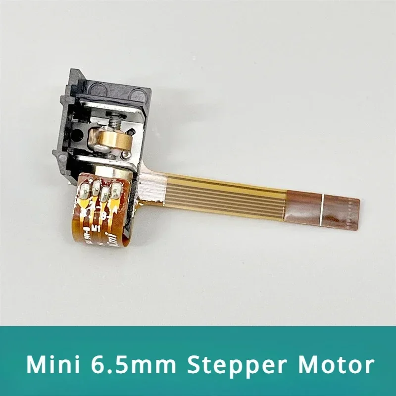 DC 5V Mini Precious 6.5mm Diameter Screw Slide Stepper Stepping Motor 2-phase 4-wire for Camera Lens Adjustment