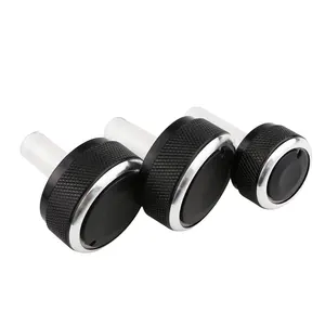 ALUMINUM -LEGROUS -Klimaanlage, Wechselstromknopf, Wärmesteuerknopf, Volkswagen VW Passat B5, Golf 4, MK4, Bora Auto Accessoires 8 Hauptverkaufslüfter Klimaanlage VW - №4