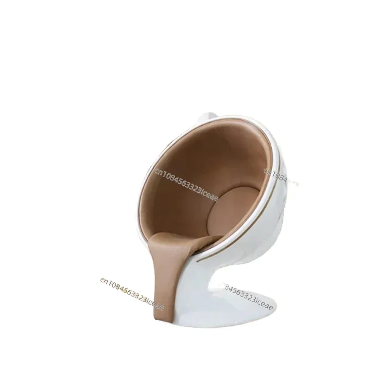 

Creative Fiberglass Decoration Coffee Cup Chair Lounge Chair For Shopping Mall