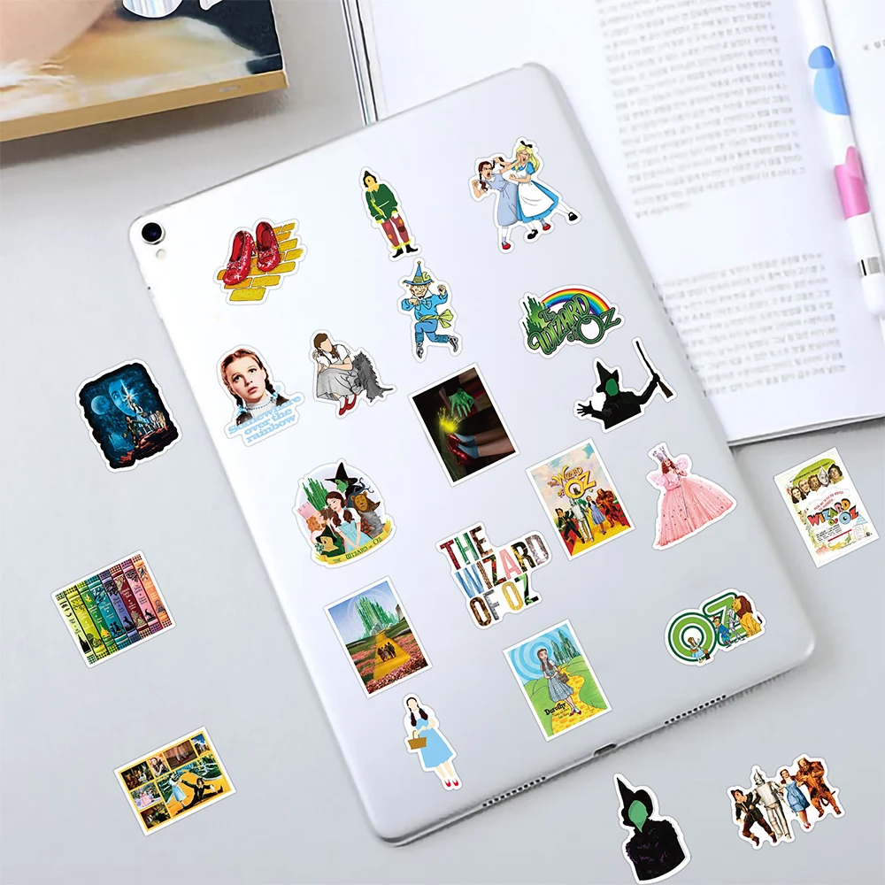 10/30/50 個オズの魔法使いアニメステッカー古典的なおとぎ話デカール水筒スクラップブック電話漫画ステッカー装飾