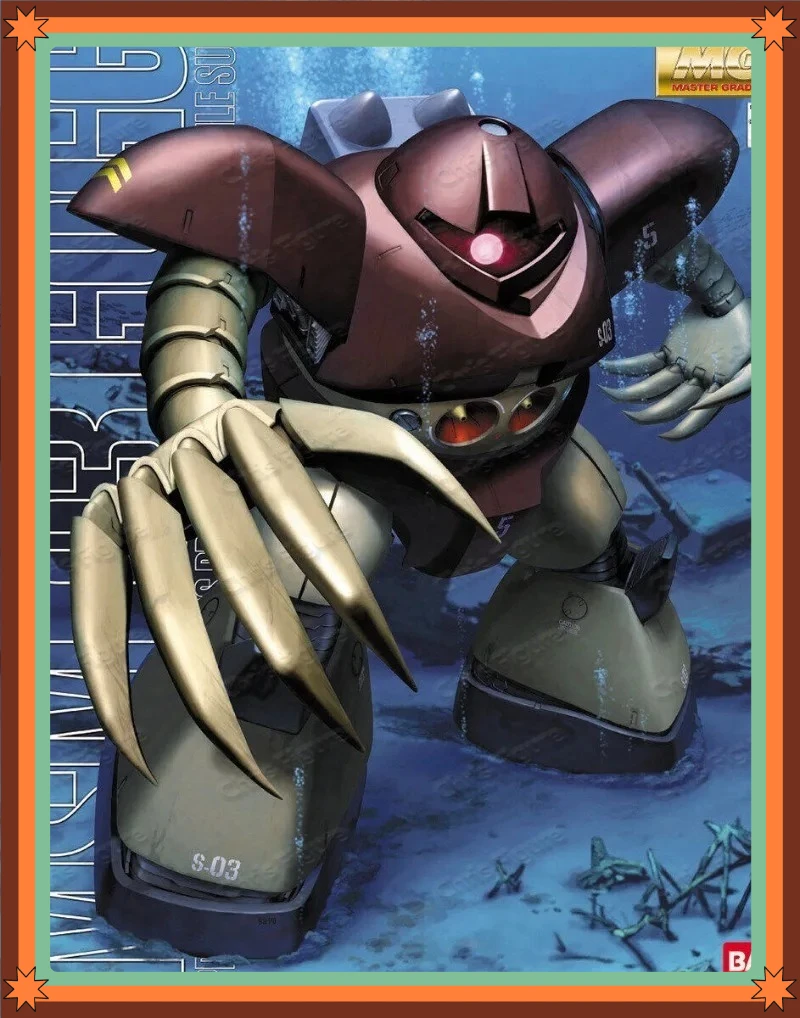 

In Stock Bandai Namco MG 1/100 Gogg MSM-03 Amphibious Mobile Suit Gundam 0079 Toy Movable Mecha Collection Gift