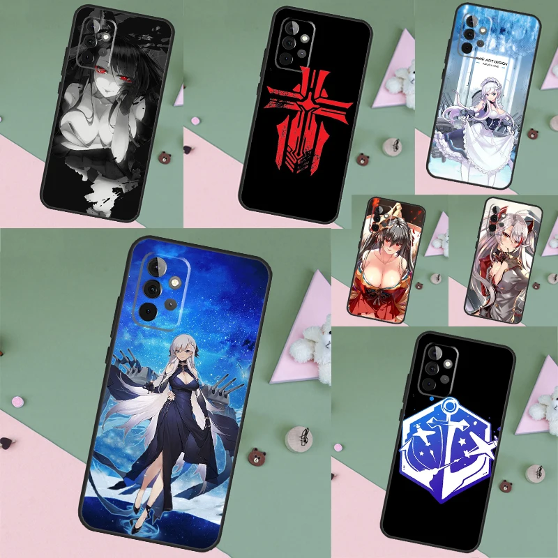 Azur Lane Game Funda Phone Case For Samsung Galaxy A34 A14 A54 A24 A52 A32 A22 A12 A51 A71 A53 A33 A23 A13