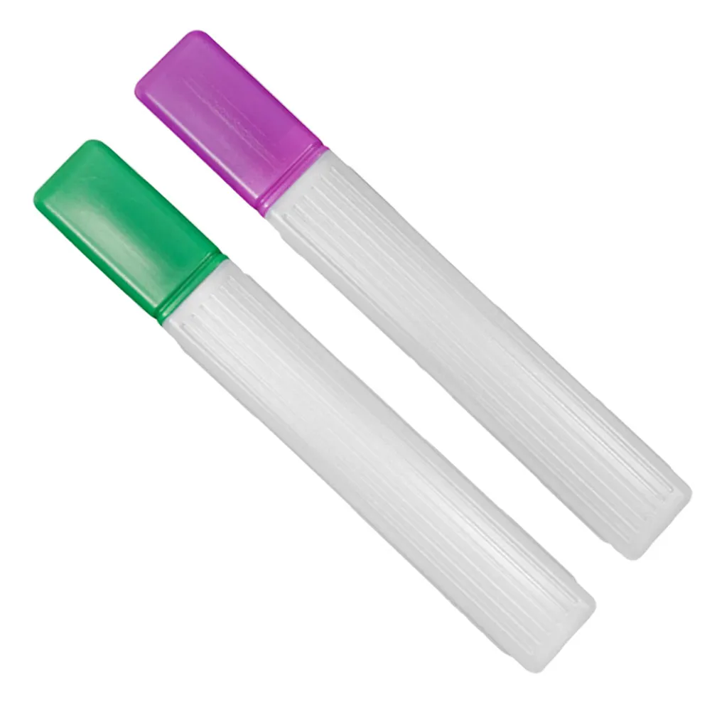 

2 Pcs Sewing Needles Knitting Storage Holder Organizer Tubes Case Container Crochet