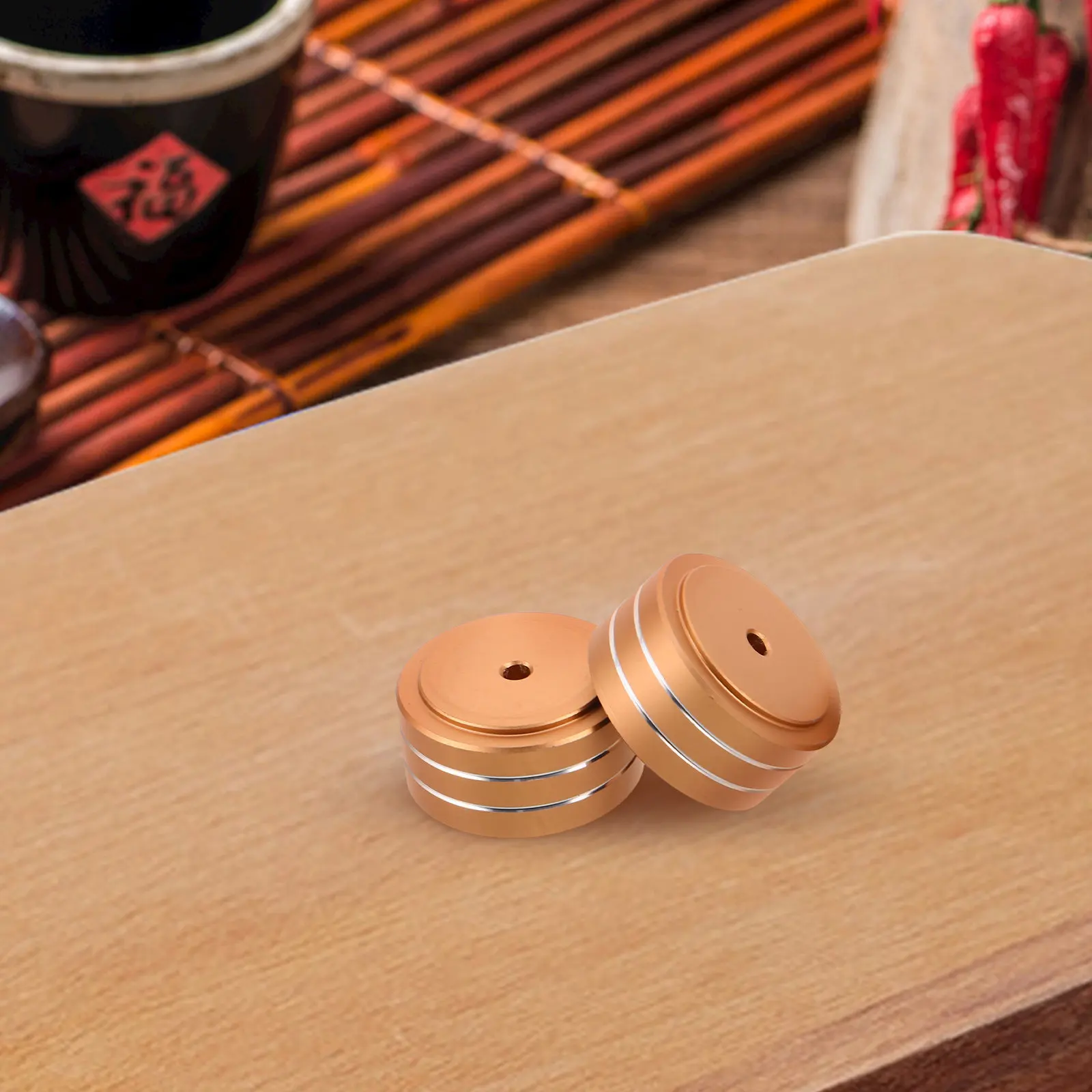 4Pcs Wooden Cutting Board Feet 1.57x1.57 Anti Slip Chopping Block Stabilizer Pads Riser Base for Kitchen Cutting Boards