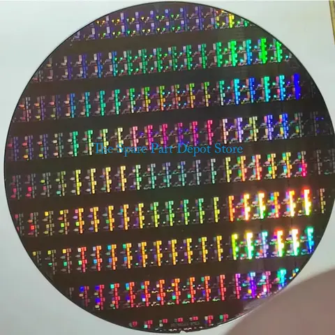 Silicon Wafer 8 Inch CPU Technology Sense Decoration Birthday Gift Lithography Chip Circuit Chip Semiconductor Silicon Chip