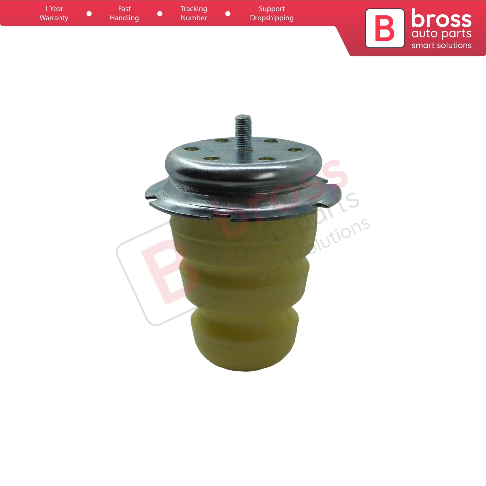 

Bross BSP925 Rear Axle Suspension Rebound Rubber Buffer Block 46751547, 46751548, 1311858080 for Doblo Boxer Jumper Relay