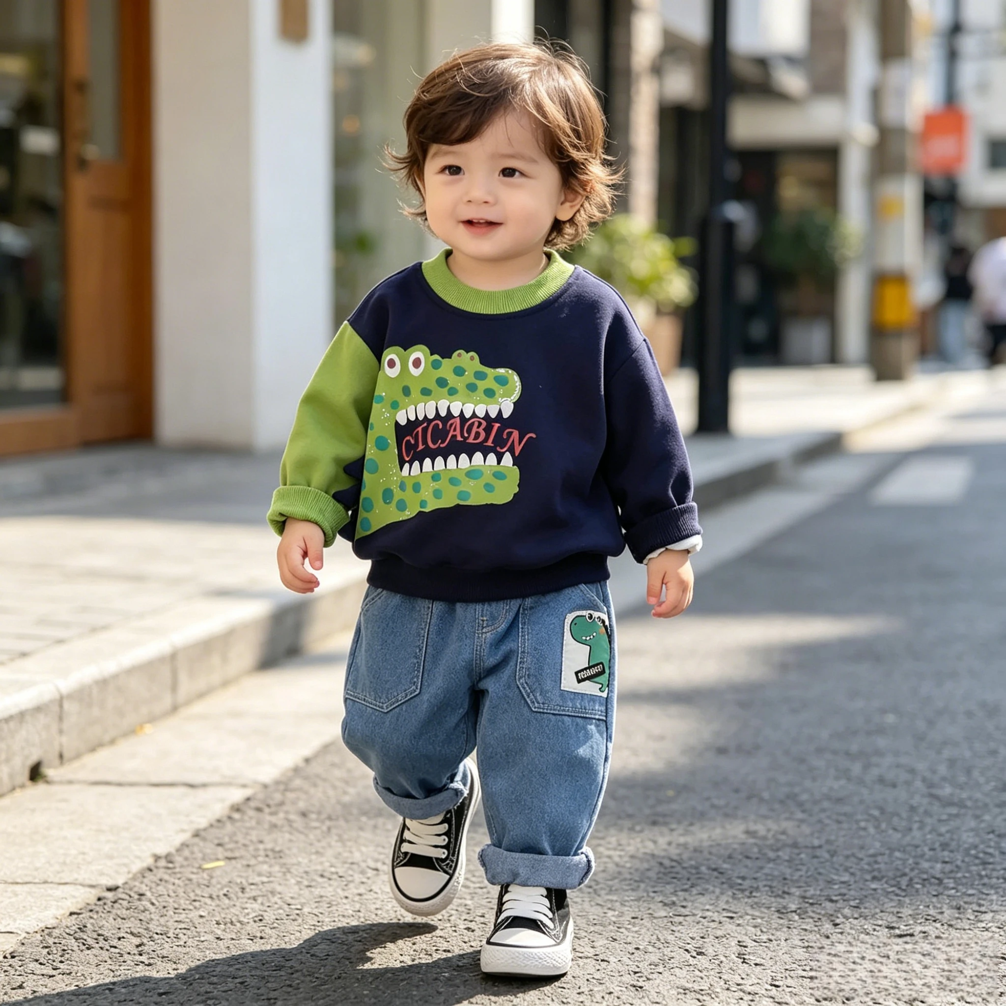 

Spring & Autumn Kids 2-Piece Sweatshirt Outfit