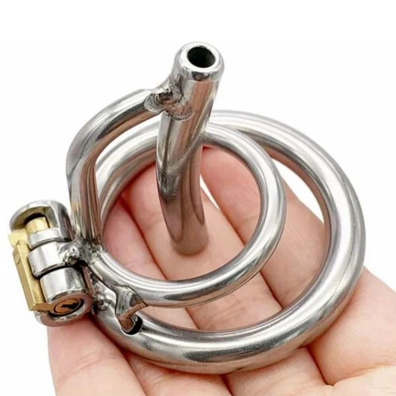 Male Chastity Urethral Catheter Penis Cage Chastity Belt Penis Lock Device BDSM Sex Toys