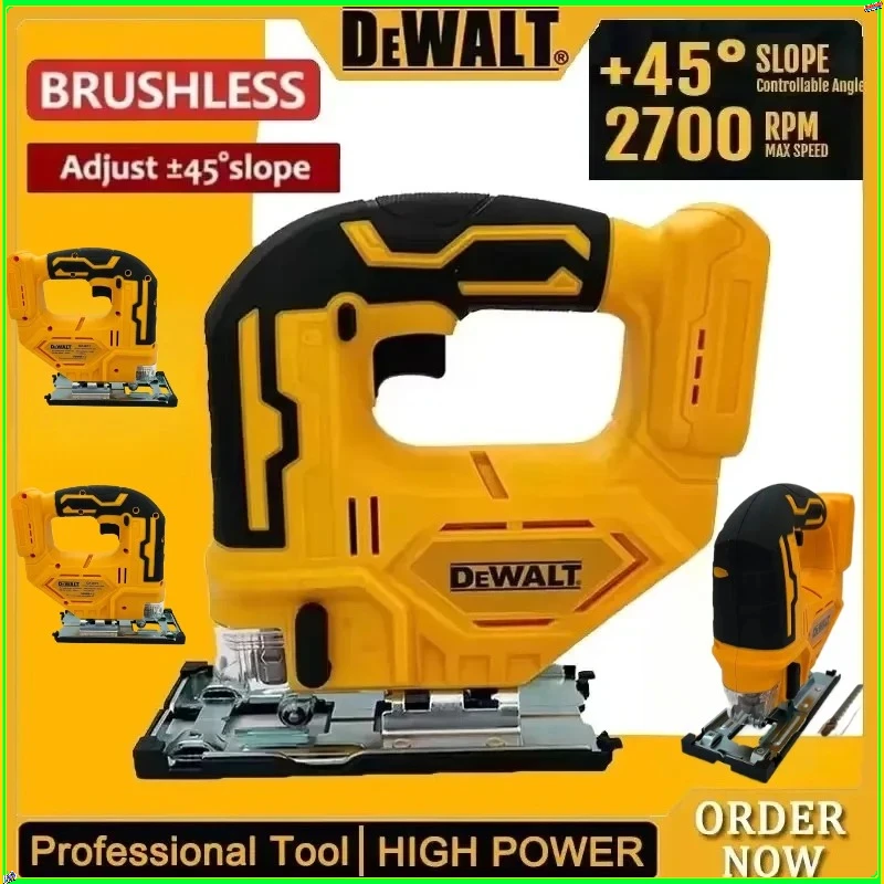 

Аккумуляторный лобзик Dewalt 2700 об/мин, бесщеточный, портативный, многофункциональный, регулируемый, для деревообработки