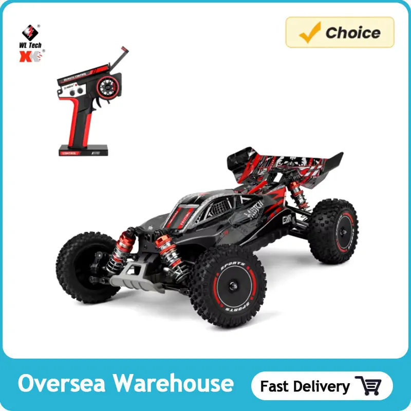 WLtoys 124010 Remote Control Car 1/12 2.4GHz 55KM/H High Speed Off Road Car 4WD Vehicle Gifts for Kids Adults