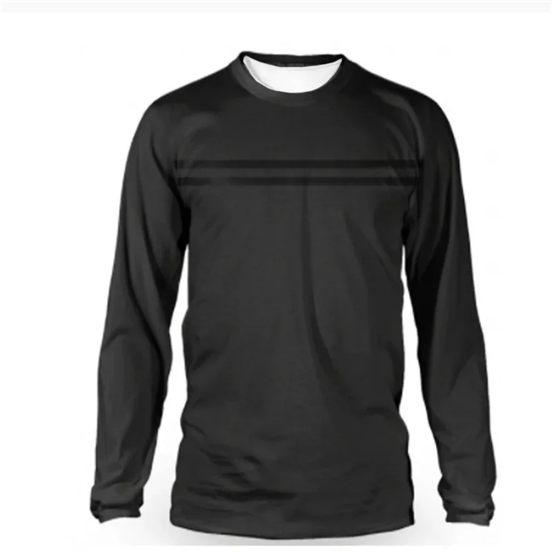 

Men New Racing Bike 3D Printed Downhill Jersey Motorcycle Off-road MTB Fast Drying Breathable Casual Loose Long Sleeved T-shirt