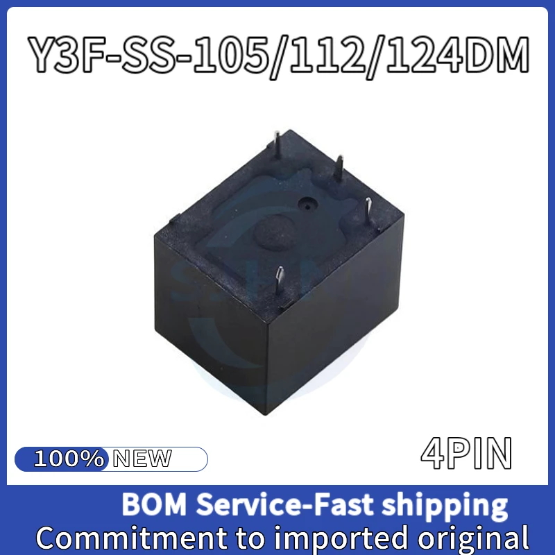 1pieces  New original Relay Y3F-SS-105DM 112DM 124DM 12A 4PIN Low Coil Power Consumption（5+ pieces, extra 40% off）