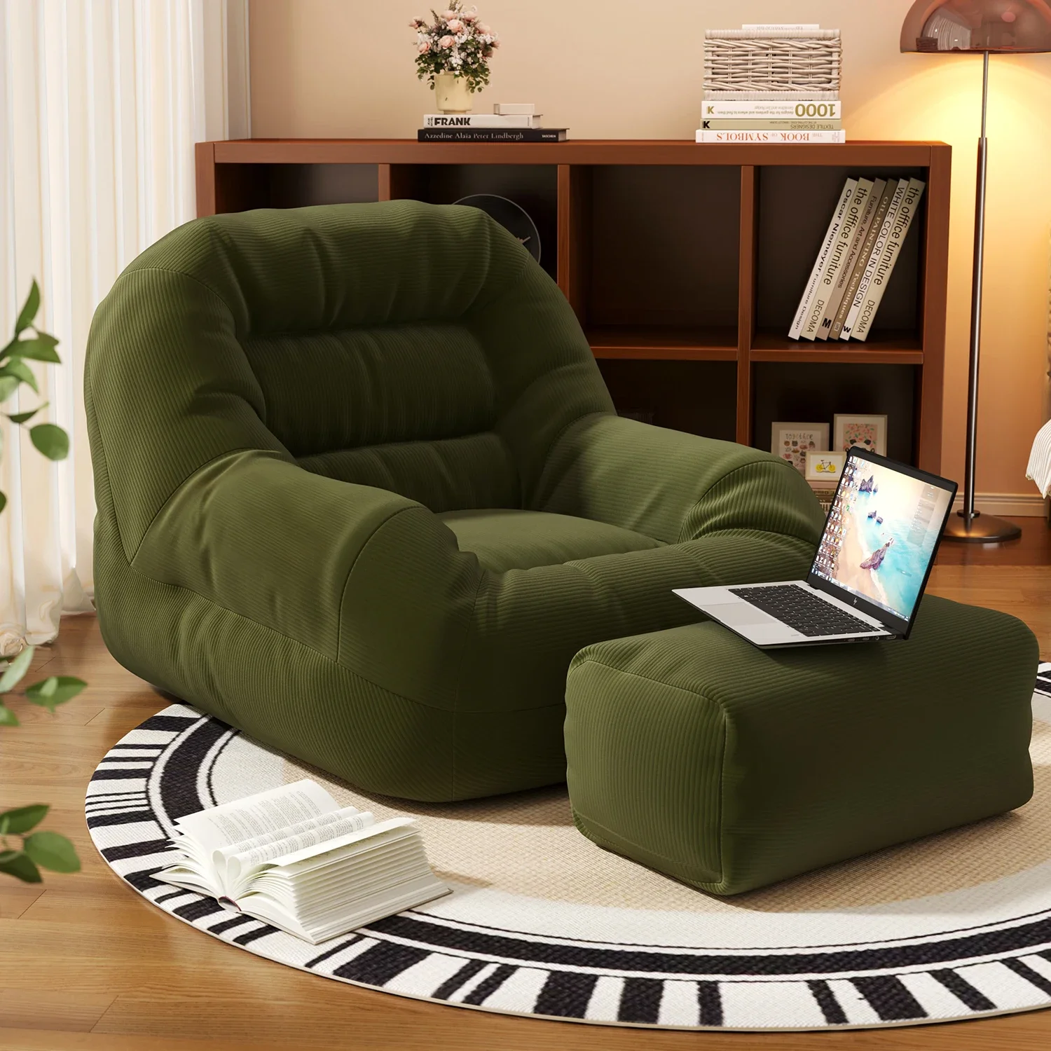 

Lazy sofa nest chair single small sofa bedroom small tatami reclining sleeping balcony casual back chair